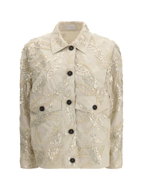 Brunello Cucinelli Brunello Cucinelli Women Embroidered And Sequined Jacket