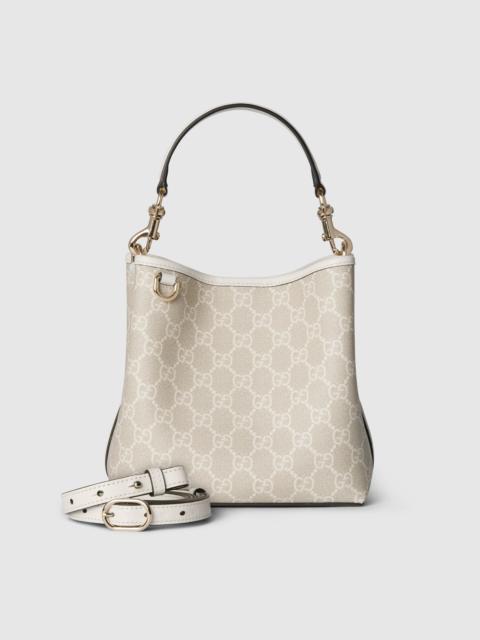 GUCCI GG Emblem mini bucket bag