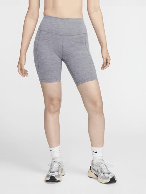Nike Nike One Women's High-Waisted 8" Biker Shorts with Pockets