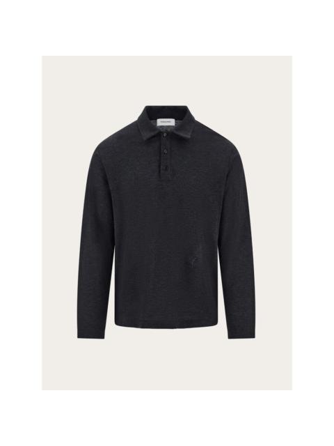 FERRAGAMO Ferragamo Dark Grey Long Sleeve Shirt