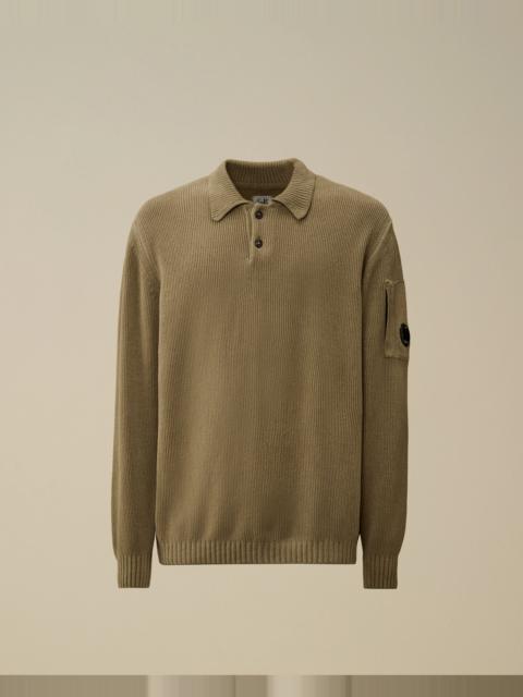 C.P. Company Cotton Chenille Polo Sweater