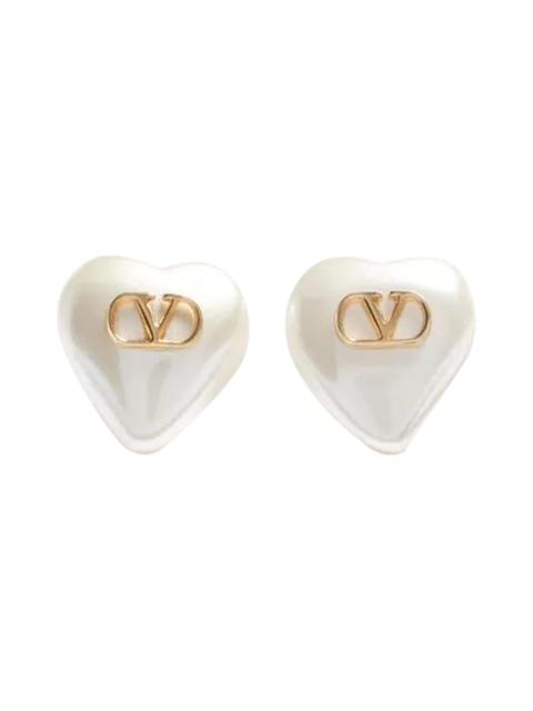 Valentino Vlogo Signature Pearl Earrings