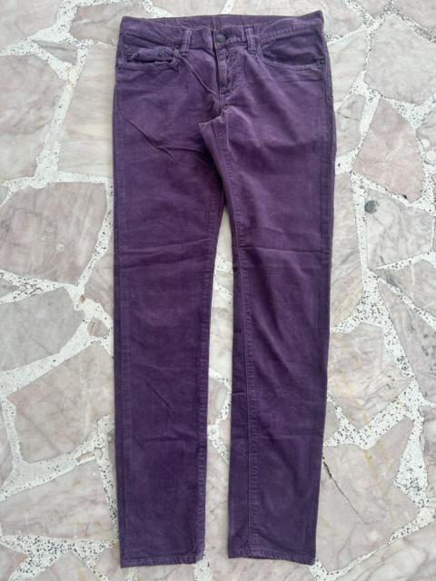 Hysteric Glamour Hysteric Glamour Slim Fit Corduroy Pants Purple Vintage