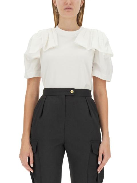 Alexander McQueen Alexander Mcqueen Women T-Shirt With Ruffles