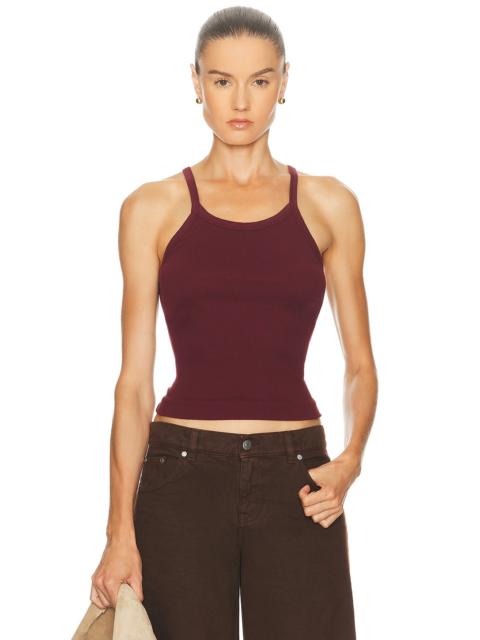 ÉTERNE Cotton Rib Tank Top