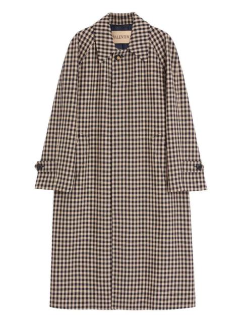 Valentino Garavani Men Check Coat