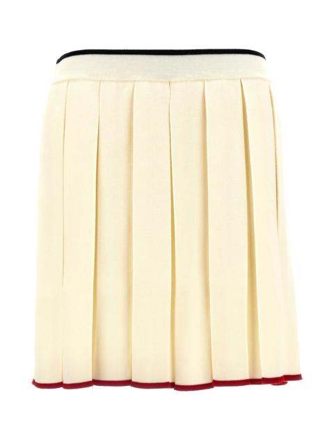 Thom Browne Knitted pleated skirt