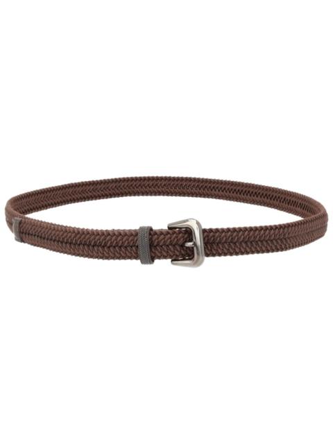 Brunello Cucinelli BRAIDED COTTON BELT