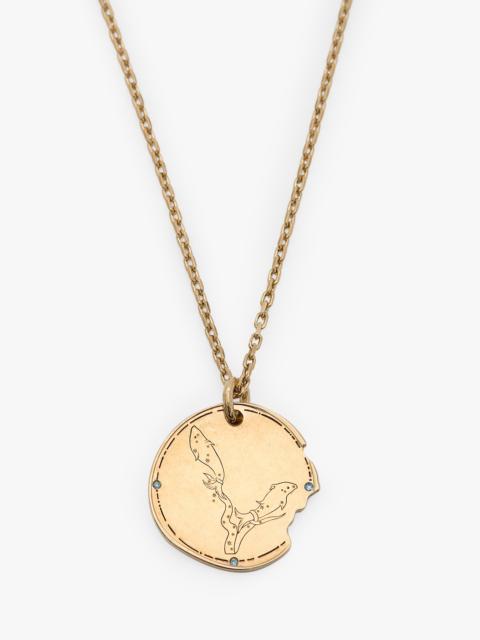 Victoria Beckham Pisces Zodiac Necklace
