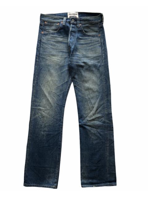 Junya Watanabe MAN SS2015 Light Blue Washed Selvedge Jeans