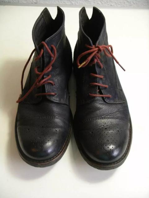 Other Designers Camel - RARE Navy Oxford Boots