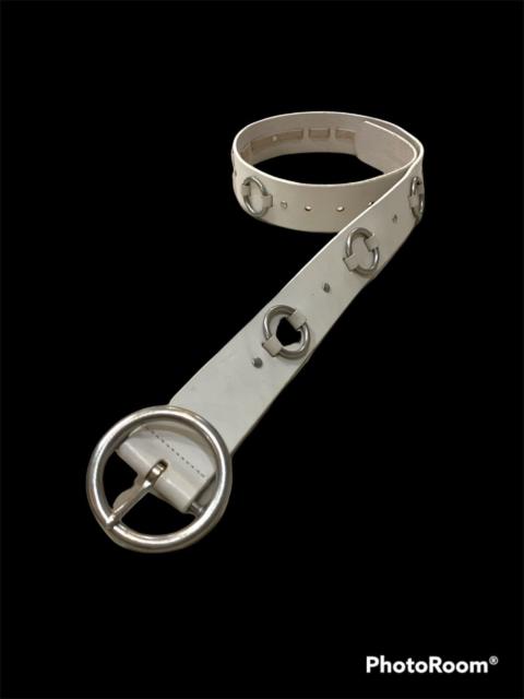 Other Designers Genuine Leather - LAUTREAMONT METAL HARDWARE LEATHER BELT