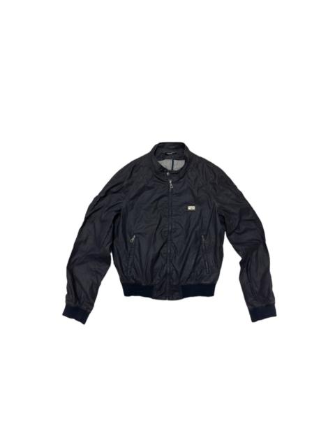 Dolce & Gabbana VTG Distress Dolce & Gabbana Logo Plaque Jacket