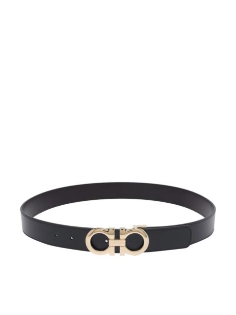 FERRAGAMO Ferragamo Men Double Gancini Reversible Belt