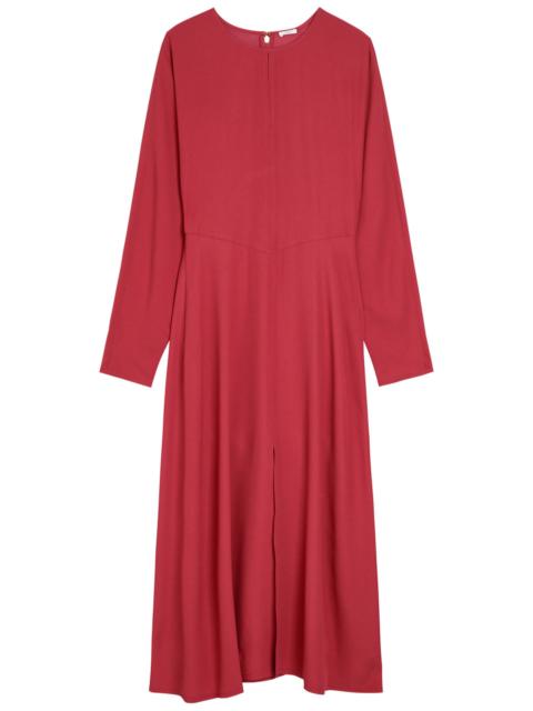 JOSEPH Joseph Hills Cut-out Crepe Midi Dress