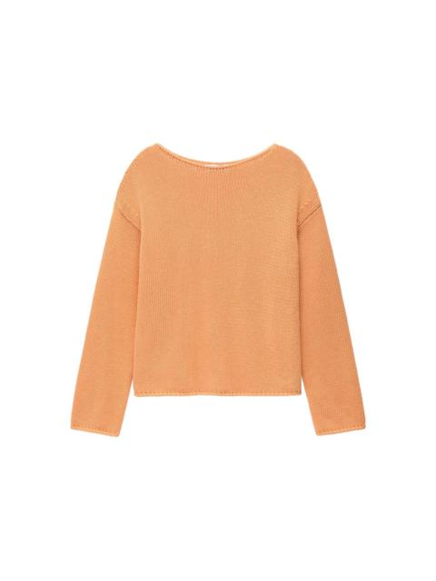 draped-knit jumper