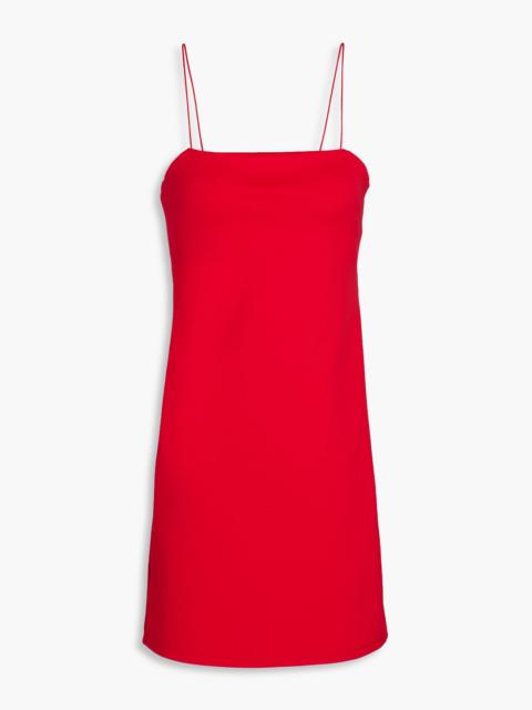 Alice + Olivia Fifi cutout satin-jersey mini slip dress