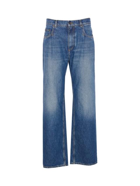 Dolce & Gabbana Plaque Logo Jeans