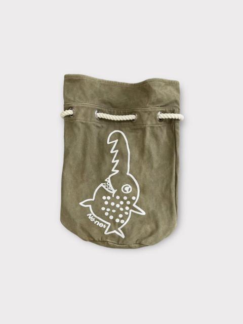 Other Designers Issey Miyake - RARE Ne-Net Drawstring Shoulder Backpack Bag