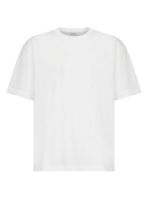 Bottega Veneta Bottega Veneta Men Chalk Cotton Jersey T-Shirt With Intrecciato Patch