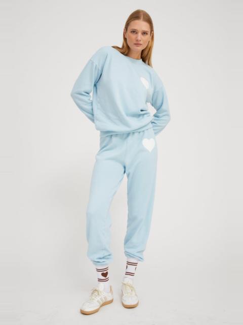 SPRWMN BABY BLUE HEART SWEATPANTS