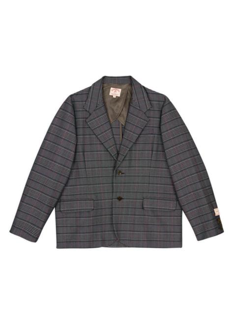 BRAIN DEAD Brooks Brothers California Glen Check Blazer - Grey