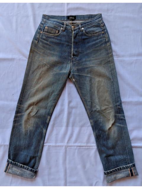 A.P.C. Vintage selvedge denim A.P.C distressed denim