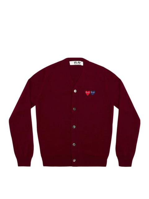 Comme des Garçons PLAY Double Hearts Cardigan Unisex