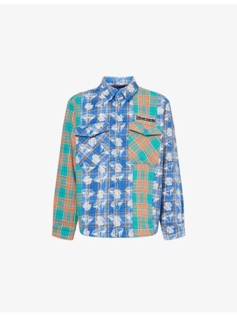 BILLIONAIRE BOYS CLUB Diamond Checker Flannel Shirt
