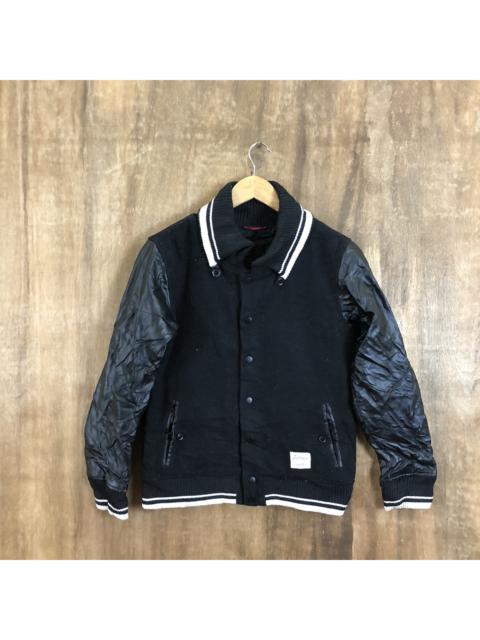 Other Designers Vintage - Ad Posiod Black Varsity Jacket #1692
