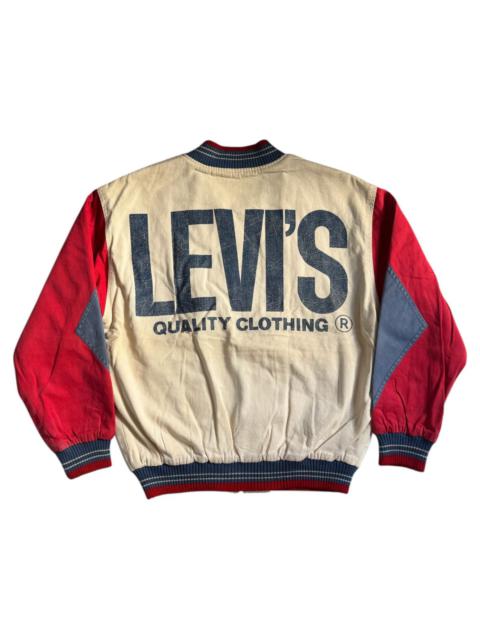 VERY RARE VINTAGE JACKET DENIM LEVIS JEANS SPELL OUT BIG
