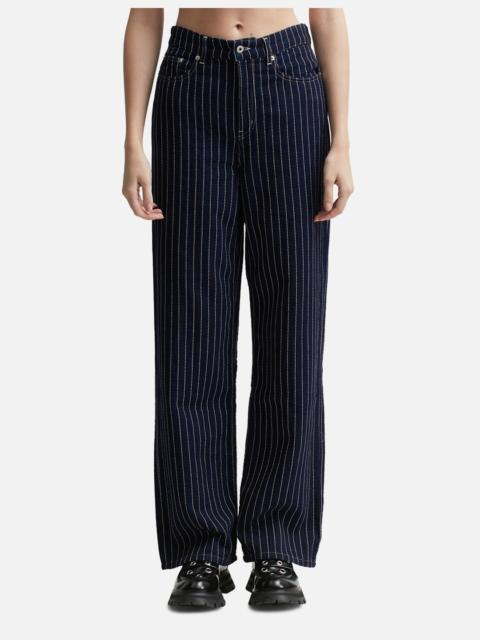 KENZO 'KENZO SASHIKO STITCH' WIDE-LEG JEANS