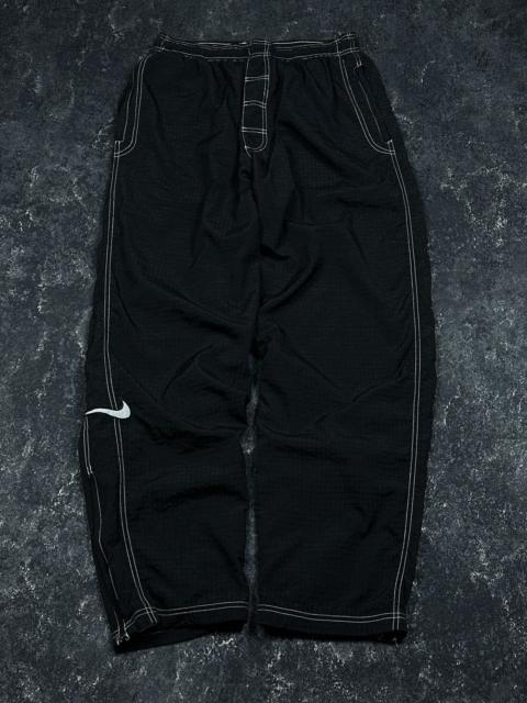Nike Vintage 90s Nike Baggy Zip Sweat Track Pants Nylon
