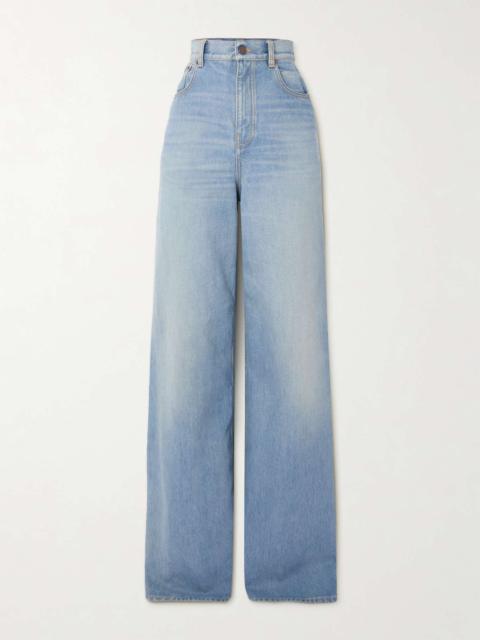 High-rise wide-leg jeans Blue