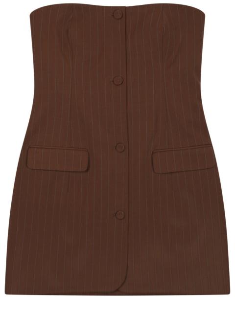 Jean Paul Gaultier Jean Paul Gaultier Women Miniabito Sartoriale A Righe