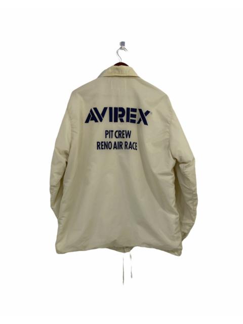 Other Designers Vintage - Vintage Avirex Windbreaker Jacket Pit Crew Reno Air Race