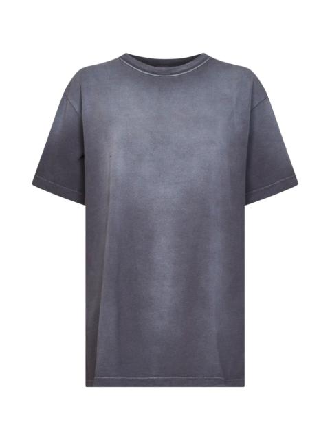 MUGLER Mugler Women Taupe Cotton Jersey Logo T-Shirt
