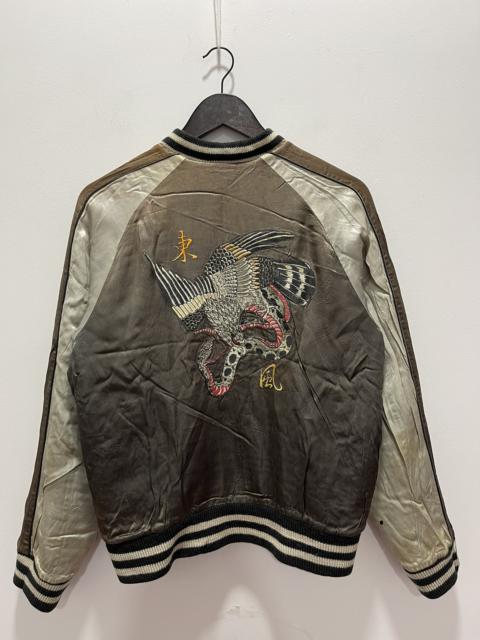 Other Designers Vintage - VINTAGE OZONE ROCKS GEISHA LOGO EMBROIDERY REVERSIBLE JACKET