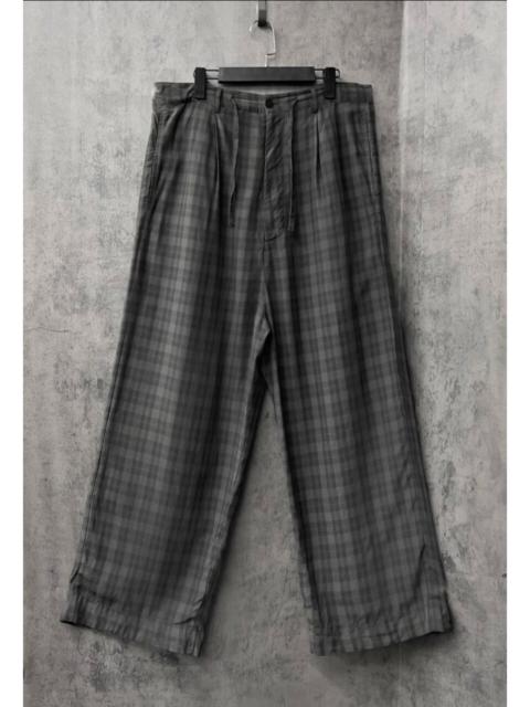 BALENCIAGA Balenciaga 25 Lyocell Plaid Casual Trousers