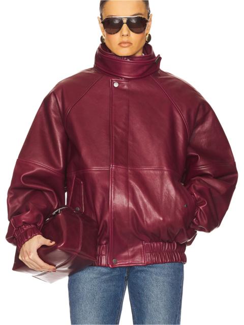 HELSA The Oversized Leather Bomber