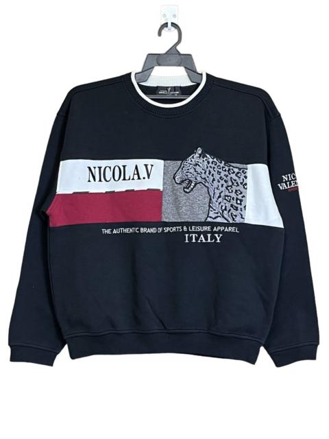 Valentino VINTAGE NICOLA VALENTINO ITALY EMBROIDERY SWEATSHIRT