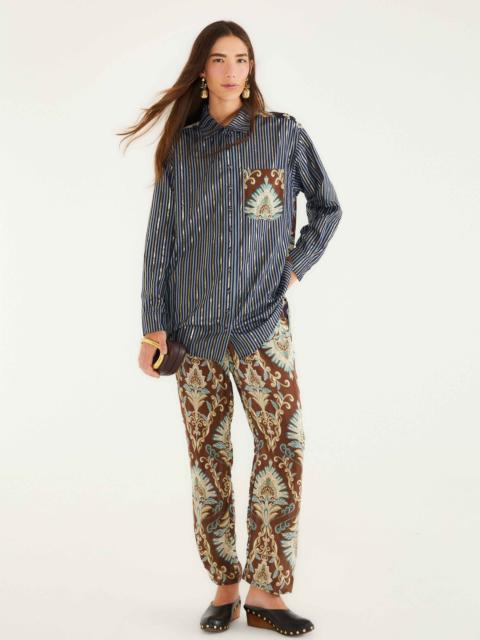 FARM RIO Brown Wonderful Arabesque Pants