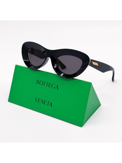 NEW BOTTEGA VENETA BV1325S 001 CAT EYE WOMEN SUNGLASSES