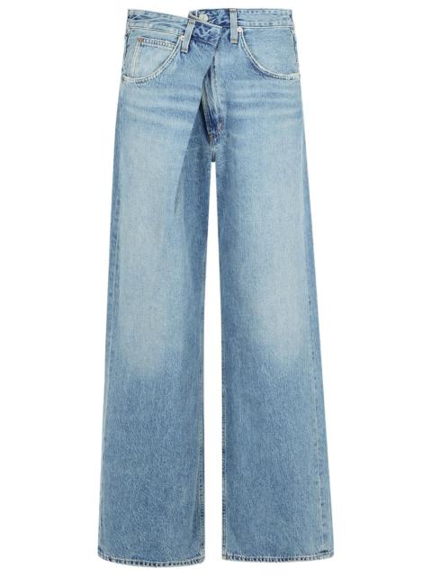 AGOLDE Agolde VANA Blue Denim Jeans Women