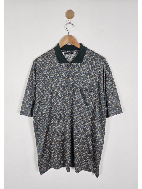 CELINE Vintage Celine polo shirt geometric pattern