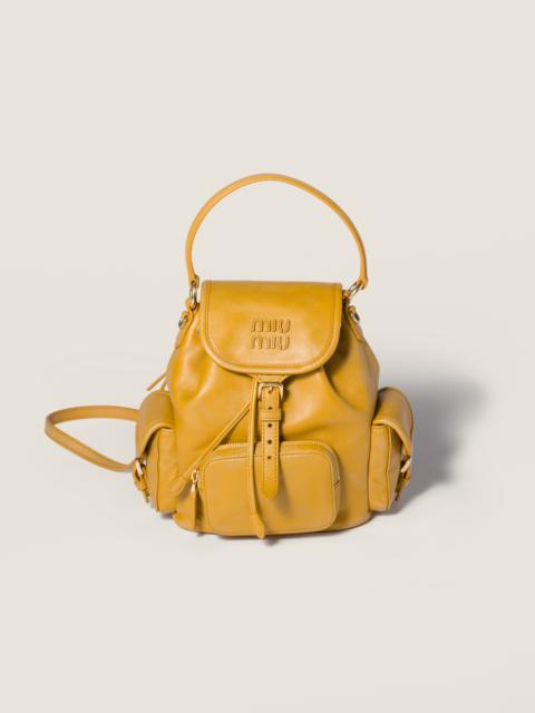 Miu Miu Leather backpack