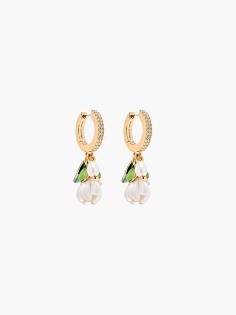 Marc Jacobs THE ROOTED DAISY HOOP EARRINGS