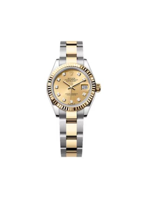 ROLEX Rolex Datejust 28 Champagne Diamond Dial Automatic Ladies Oyster Watch 279173CDO