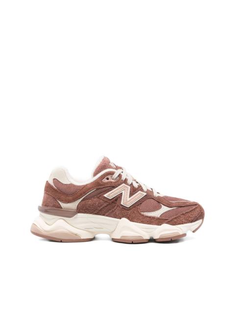 New Balance suede panelled sneakers