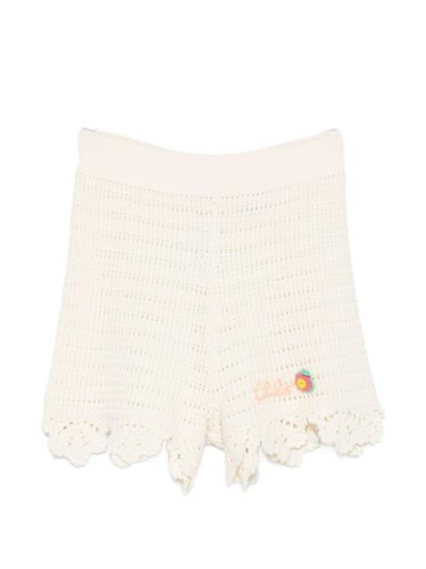 Chloé Chloé Women Cotton Knit Shorts